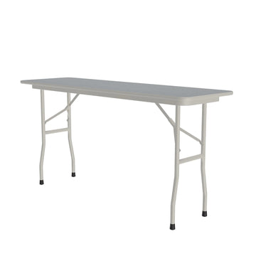 Correll Folding Table, 29" High, Gray - 18" x 60"