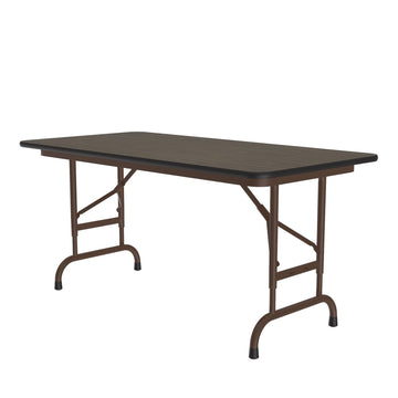 Correll Folding Table, 22 - 32" High, Brown - 24" x 48"