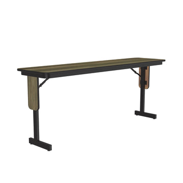 Correll Seminar Table, 29" High, Brown - 18" x 72"