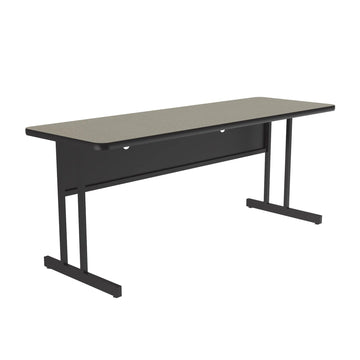 Correll WS2472-54 Laminate Computer Table, 24" x 72", Beige - Default Title