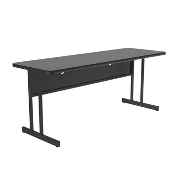 Correll WS2472-55 Laminate Computer Table, 24" x 72", Gray - Default Title
