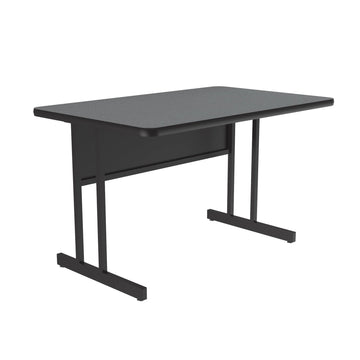 Correll WS3048-55 Laminate Computer Table, 30" x 48", Gray - Default Title