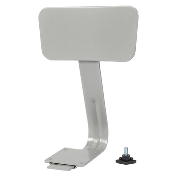 National Public Seating 6200-B Steel Backrest, 6" x 12", Gray - Default Title