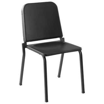 National Public Seating 8210-16 Polypropylene Chair, 19" Wide, Black - Default Title
