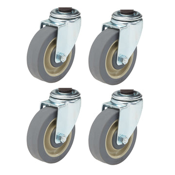 National Public Seating CC84 Colson Caster Set, 325 lb. Capacity, 4/Set - Default Title