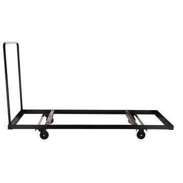 National Public Seating Powder Coated Steel Table Dolly, 12 Tables, Brown - 74"