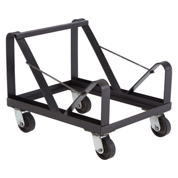 National Public Seating DY85 Steel Chair Dolly, 40 Chairs, Black - Default Title