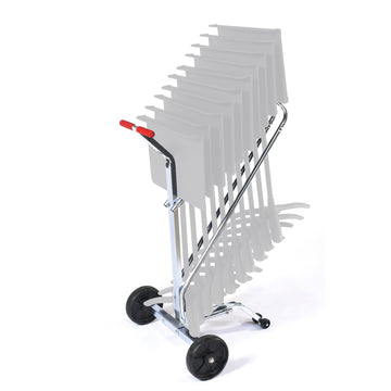 National Public Seating DYMS Steel Stand Dolly, 27" Wide - 31"