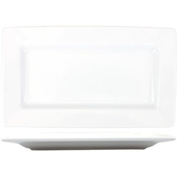 International Tableware EL-24 Elite Porcelain Plate, 4 3/8" x 7 1/2", 36/Case - Default Title