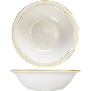 International Tableware FL-1 Florentine Stoneware Cup, 7 oz., Ivory, 36/Case - Default Title