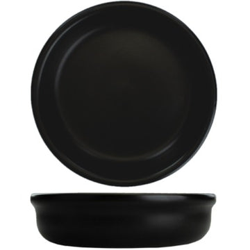 International Tableware OB-55-B Coal Stoneware Creme Brulee Dish, 8 oz., Black, 12/Case - Default Title