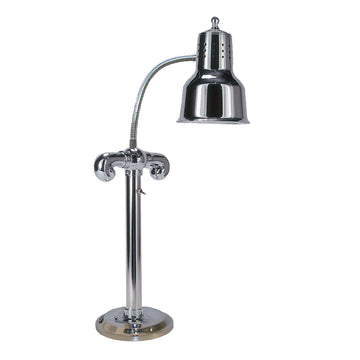Hanson Heat Lamps SLM-600-RB9-CH-120v Stainless Steel Solid Base, 115V - Default Title