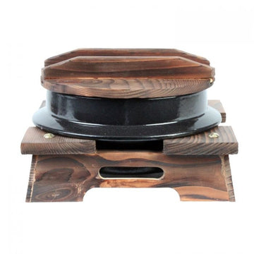 Thunder Group Cast Iron Noodle Bowl, 40 oz., Black - Default Title