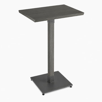 24" x 30" Solid Wood Live Edge Bar Height Table Slate Gray by Glownary – 24 Inches X 30 Inches, Beech, Brown, Model 3492430clg37