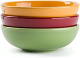 Tuxton China DYB-480G Meundo/Pasta/Salad Bowl, 48 oz., 8-3/8" Diameter x 2-7/8"H, Round, Microwave and Dishwasher Safe, Oven Proof, Fully Vitrified, Ceramic, DuraTux, Pack of 12