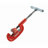 Model 2-A Heavy-Duty Steel Pipe Cutter with Extra-Long Shank by RIDGID – Small, Lifetime warranty from Ridge Tool against defects, Red, Model 32820