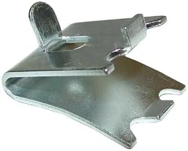 23202 Zinc Shelf Support Pilaster Clips with Tab for Commercial Refrigerator or Freezer, Fits True, Beverage Air, Traulsen, Victory (Pack of 8)