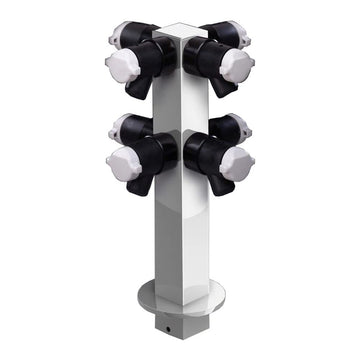 8-Port Manifold for FreeZone Freeze Dryer by Labconco – 18 liters, acrylic, Model 7201800