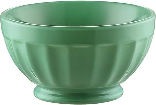 CAC China LTE-B5-G Latte Bowl Green 18oz 5 1/4" Porcelain Round, Color, Set of 36