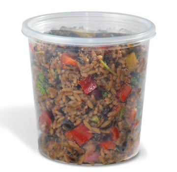 Placon 24 oz Deli Container by HOMEFRESH – 24 oz, Polypropylene, Clear, Model 22372