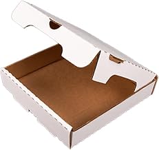 Southern Champion Tray 143123 8x8 Pizza Box, White, Plain Corrugated, Disposable, Sturdy (Case of 50)