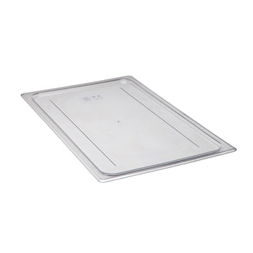 Food Pan Lid 1/2 Camwear Handle Notched Clear by Cambro – Plastic, Clear, Pack of 6, Model 20CWCHN135