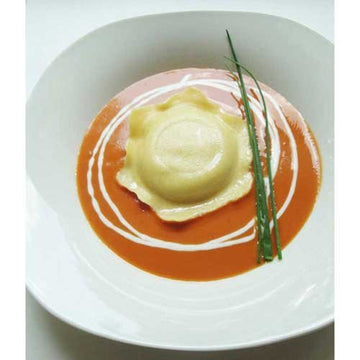 Wavy Hexagon Four Cheese Ravioli by San Rallo – 96.0 Ounce (Pack of 1)