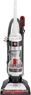 Hoover UH71320VFR WindTunnel Bagless Pet Upright Vacuum Cleaner - White - Refurbished | Multi cyclonic filtration, 25ft auto rewind cord, 5 height levels, 1.29L dirt cup, attachment tools
