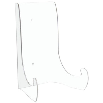15" (H) Heavy-Duty Plastic Easels by AARCO DISPLAY PRODUCTS – Acrylic, Clear, Model 1726