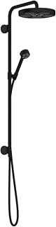 hansgrohe AXOR ONE 280 1jet Showerpipe Flush-Mounted Matt Black, 48790670