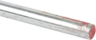 Forney 49634 Round Plated A36 Mild Carbon Steel Alloy, 3/8" x 3'
