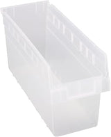 QUANTUM STORAGE SYSTEMS QSB804CL STORE-MAX Part Organizer Clear Bins 18" L x 7" W x 8" H 20 Pack