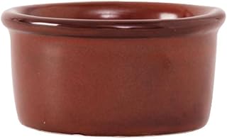 Tuxton GAR-752 Vitrified China Artisan Ramekin, 2-1/2 oz, 3", Red Rock (Pack of 24),