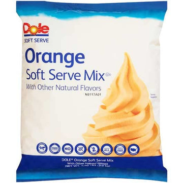 Dole Orange Soft Serve Mix by Precision Foods – 23.876 x 34.036 x 20.828 cm, Pack of 4