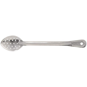 Stainless Steel Perforated Basting Spoon - 15"L by HUBERT – Stainless Steel, Gray, Model DS-50387A