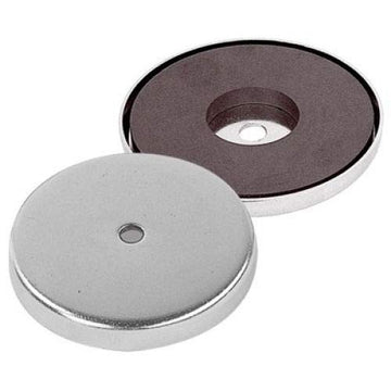 25 Lb Cap Magnetic Bases by Magnet Source – 6"L x 6"W x 6"H, Alloy Steel, Pack of 6, Model 07217