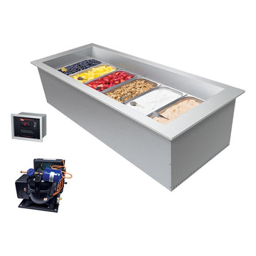 Hatco CWBR-S2 Steel / Stainless Drop-In Cold Food Well, 48 1/8" Wide, 120V - Default Title