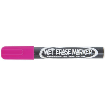 Pink Wet Erase Medium Point Marker by HUBERT – 1 Count (Pack of 1), Plastic, Pink, Model SC6060-PINK