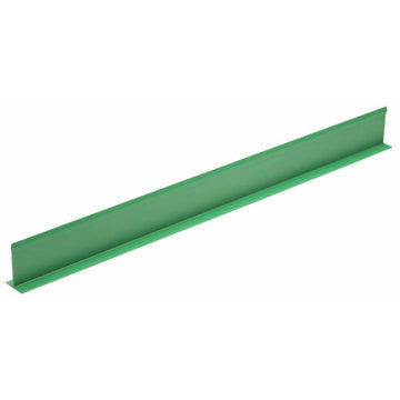 Green T-Shape Case Divider Shelf Divider - 30"L x 3"H by JET PLASTICS – Plastic, Green, Model D-G-3-30