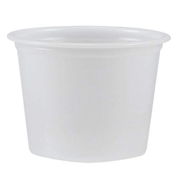 1 oz Translucent PS Portion Container (Case of 2500) by DART – 2500 Count (Pack of 1), 1.0 fluid_ounces, Polystyrene (PS), Translucent, Pack of 2500