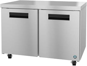 Hoshizaki UF48A 48-Inch Two Door Reach-in Undercounter Freezer, Stainless Steel, 115v