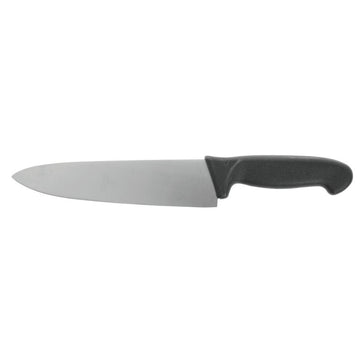 Cook's Knife Stainless Steel with Black Polypropylene Handle - 8"L Blade by HUBERT – 8", Stainless Steel, Silver, Model 191538026287