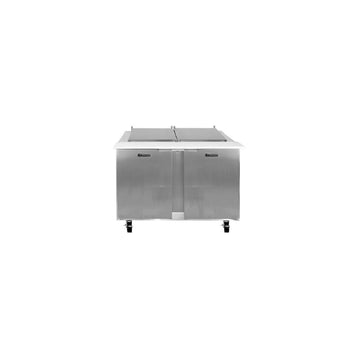 Compact 2-Section 12-Pan Prep Table Refrigerator by Traulsen – Model UPT6012-LR