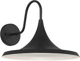 20382LEDDMG-BL Pella - 12W 1 LED Outdoor Wall Mount-11.75 Inches Tall and 16.5 Inches Wide