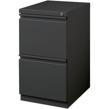 20" Deep 2 Drawer Mobile File Cabinet File in Charcoal by Hirsh Industries – One Size, Alloy Steel, Classic Charcoal, Model 19328