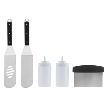 5-Piece Griddle Tools Set by Mr. Bar-B-Q – Stainless Steel, Multicolor, Model 08623Y