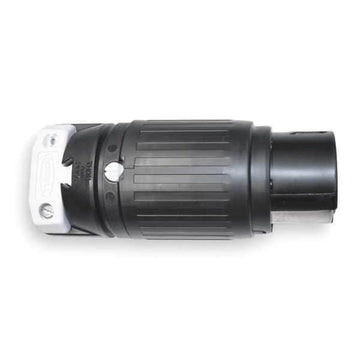Locking Connector by Hubbell – Hubbell, Nylon, Black, White, Model CS8164C