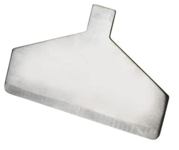 Grill Scraper Blade by Winco – small, Aluminum, metalic, Model SCRP-5B