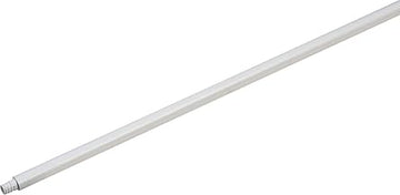 SPARTA 4023200 Plastic Mop Handle, Broom Handle, Replacement Handle With Threaded Tip For Cleaning, 60 Inches, White