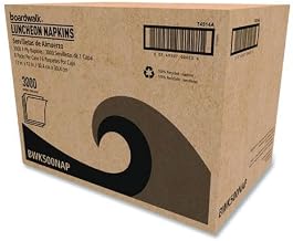 Boardwalk BWK500NAP 12 x 12 in. Luncheon Napkins White - 500 Sheets - Pack of 6